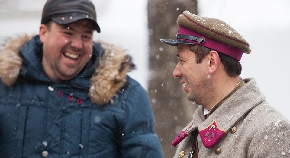 Режиссер Павел Дроздов и Андрей Мерзликин. Фото:instagram.com