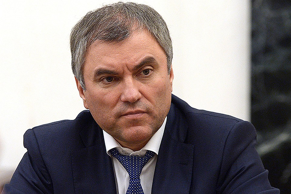 Спикер Госдумы РФ Вячеслав Володин. ФОТО Алексей Никольский/пресс-служба президента РФ/ТАСС