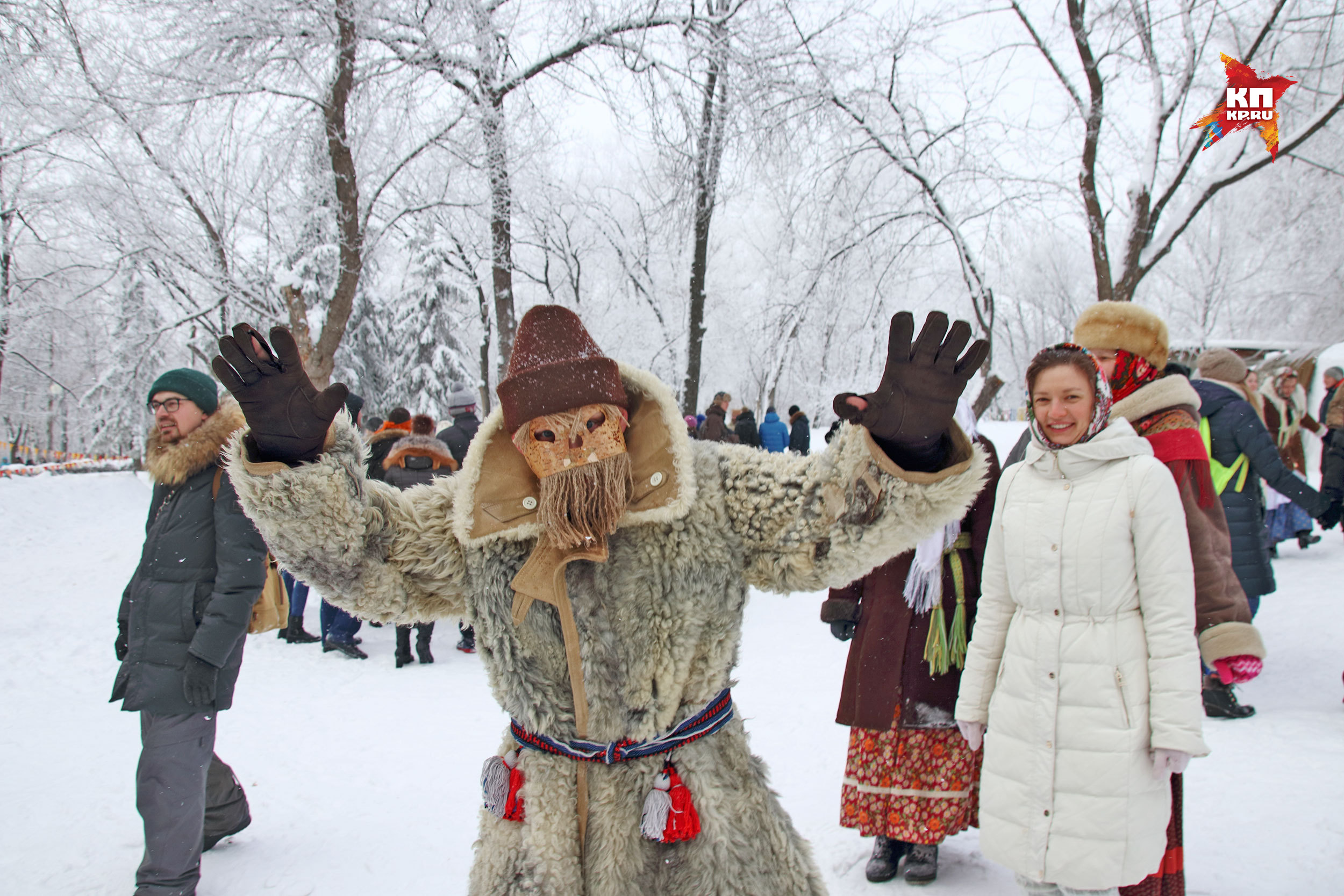 загородный парк зимой самара