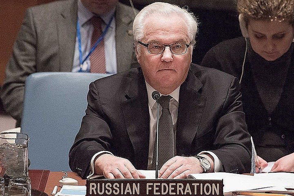 "Все началось с государственного переворота во многом при поддержке извне" – напомнил Чуркин. Фото: Zuma/TASS