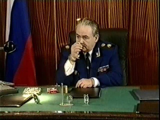 Всеволод Шиловский с каждой картиной все более подтверждает свое звание «Мастер перевоплощений». Казалось, после роли Павлова в «Каменской» лучшего актера на роль мафиози просто не найти. А он возьми и блестяще сыграй роль генерального прокурора России в «Марше Турецкого». Режиссер Михаил Туманишвили. В ролях: Александр Домогаров, Владимир Ильин, Борис Невзоров, Марина Могилевская, Нина Русланова, Андрей РогожинВячеслав Гришечкин, Борис Сичкин, Наталья Громушкина, Ия Нинидзе, Жанна Эппле, Николай Лавров, Александр Дедюшко.