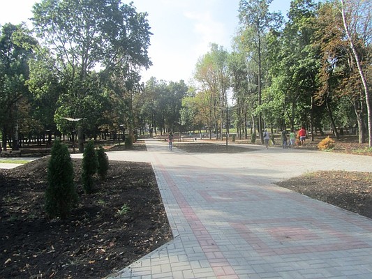 В парке все еще идут работы