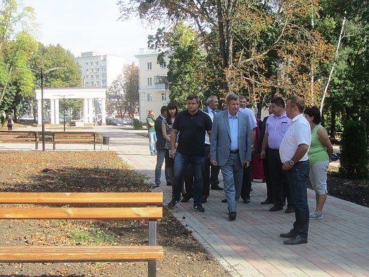 В парке все еще идут работы