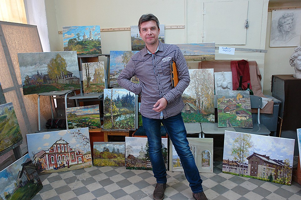 Худижники хорошо потрудились во время пленэра. Фото: Гульнара ГАРИПОВА