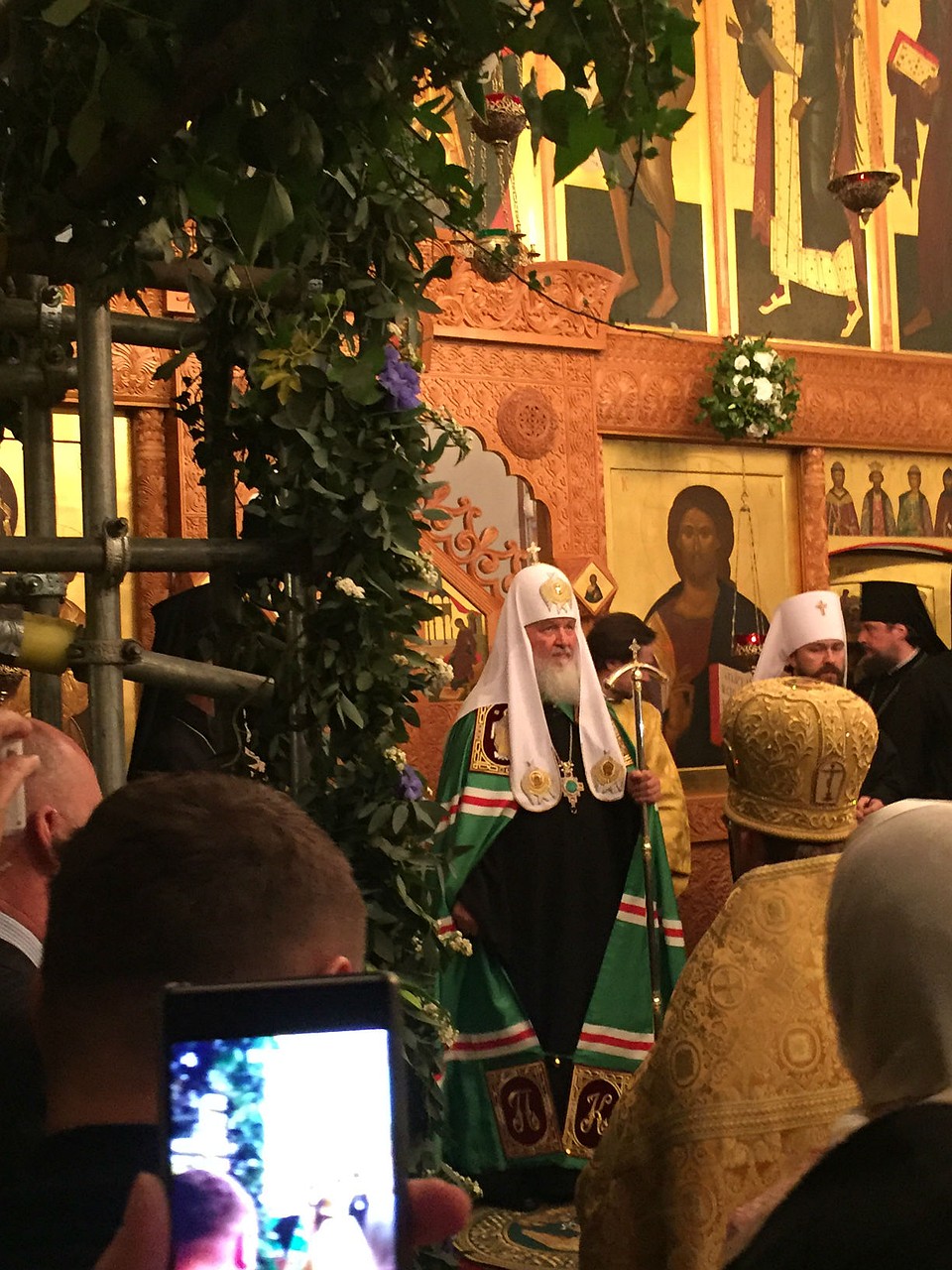 Патриарх Кирилл в Лондоне помолился о королеве Елизавете. Фото: Елена ЧИНКОВА