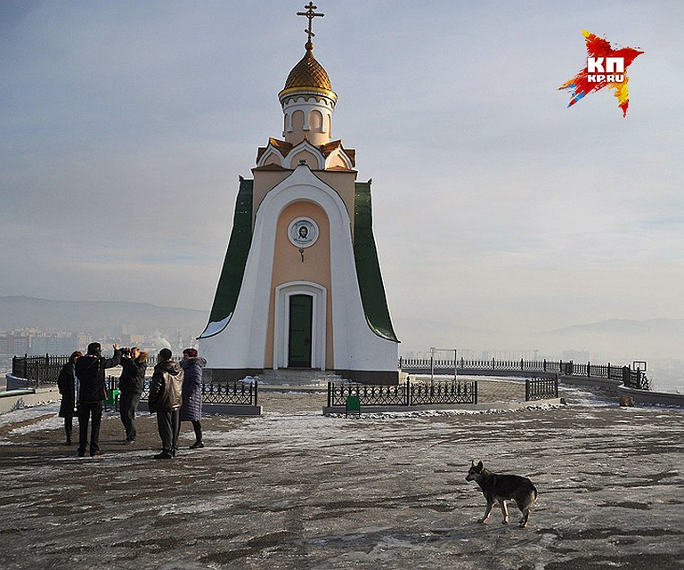 Часовня Александра Невского на Титовской сопке Читы. Фото: Виктор ГУСЕЙНОВ
