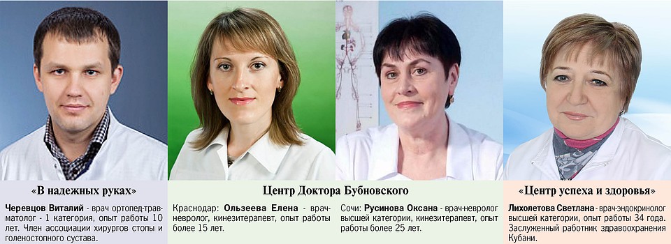 Претенденты на звание «Доктор года»