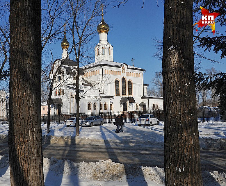 Православный Благовещенский храм в Биробиджане. Фото: Виктор ГУСЕЙНОВ
