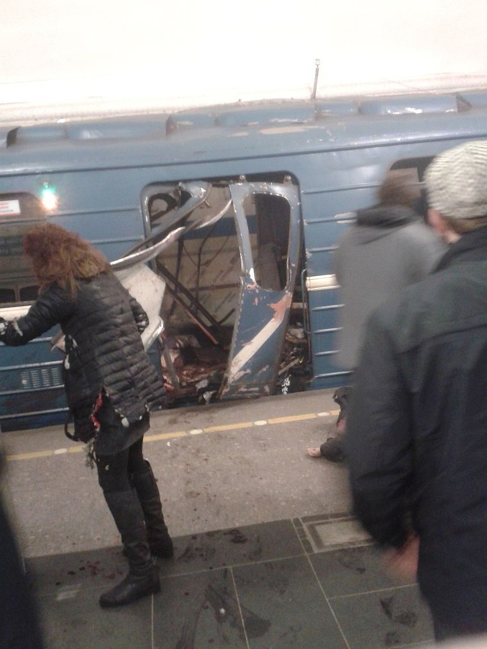 Сообщается, что мощность взрывов в петербургском метро была относительно небольшой Фото: ВКонтакте