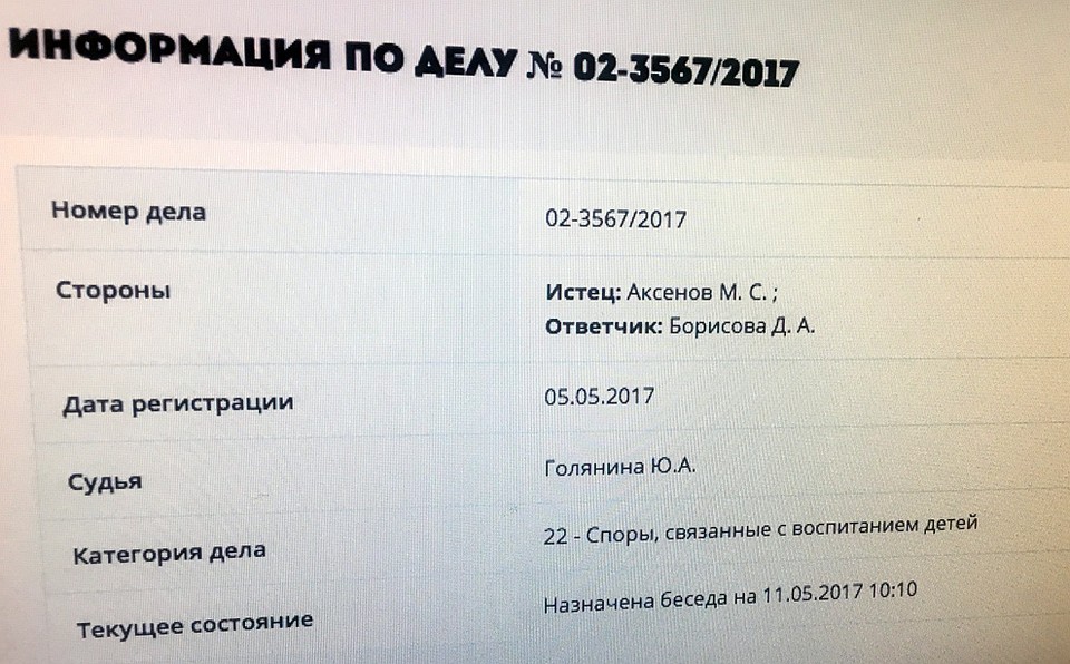 3 мая бывший муж Даны бизнесмен Максим Аксенов подал в суд.