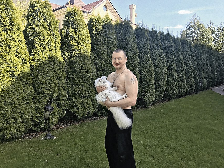 Александр Скиртач чувствовал себя своим в доме артистки. Фото: Личный архив