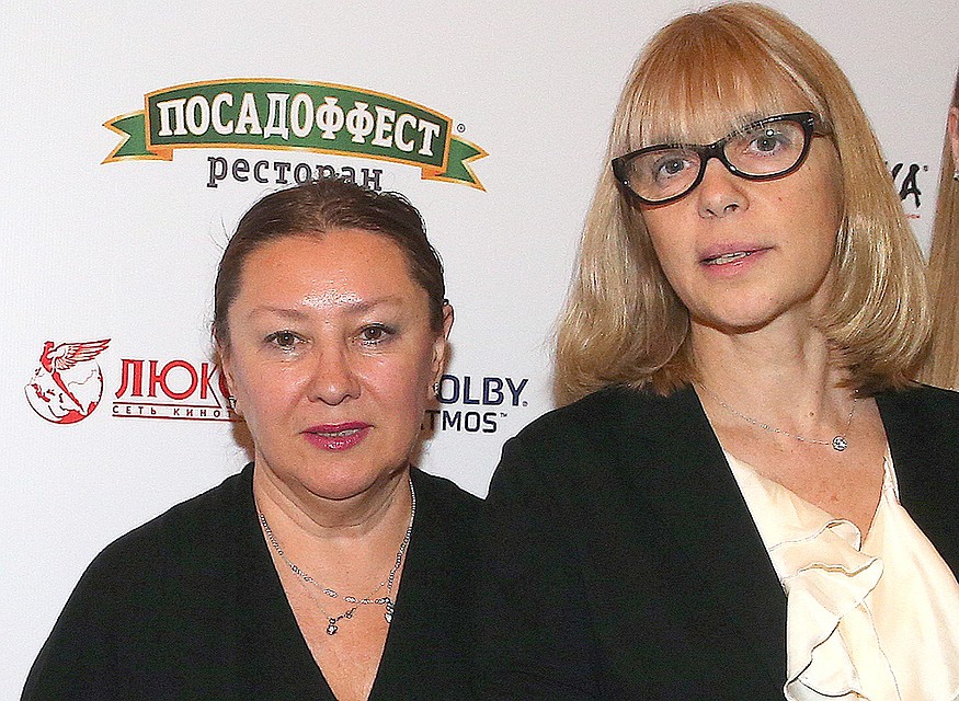 Январь 2015 года. Продюсер Наталья Иванова и режиссер Вера Глаголева перед премьерой фильма "Две женщины". ФОТО Валерий Шарифулин/ТАСС