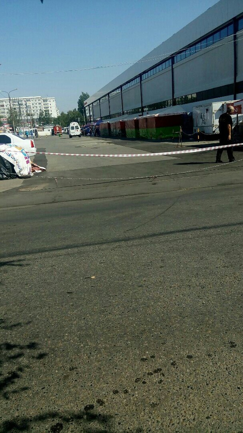 Эвакуация Тухачевского рынка в Ставрополе. Фото: Вард Осипова/ vk.com/26stav