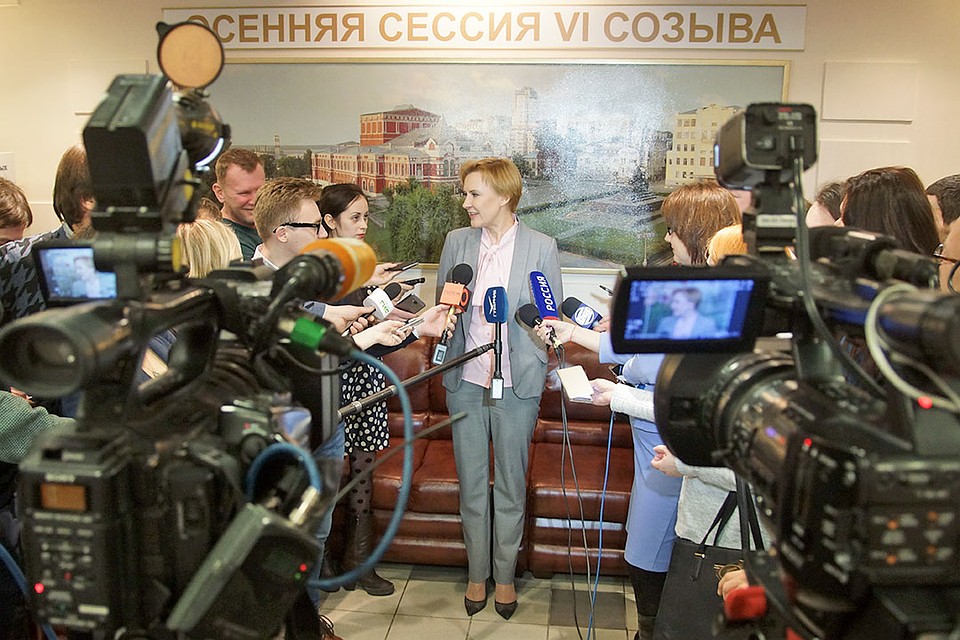 Первое интерьвю вновь избранного мэра Самары Фото: Светлана МАКОВЕЕВА