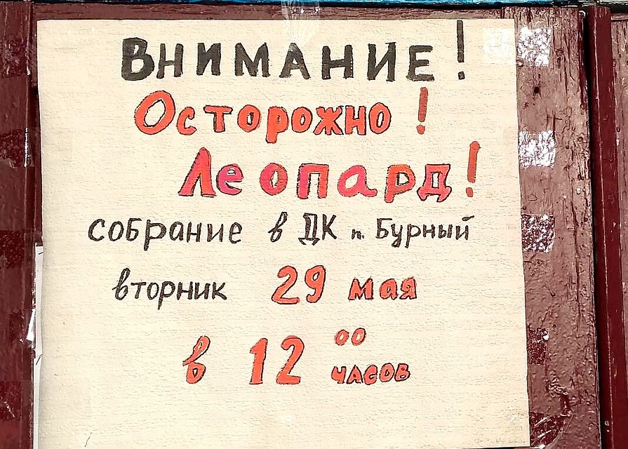 Такое объявление повесили в местном Доме Культуры Фото: Газета "Предгорье", Дмитрий Бунтури