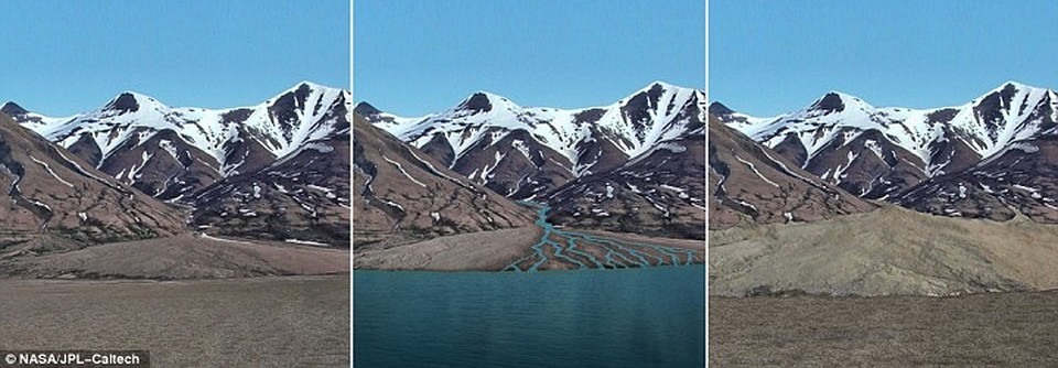Ученые полагают: водоем, который был на месте кратера Гейла, несколько раз высыхал и наполнялся снова водой, стекавшей с соседних вершин..