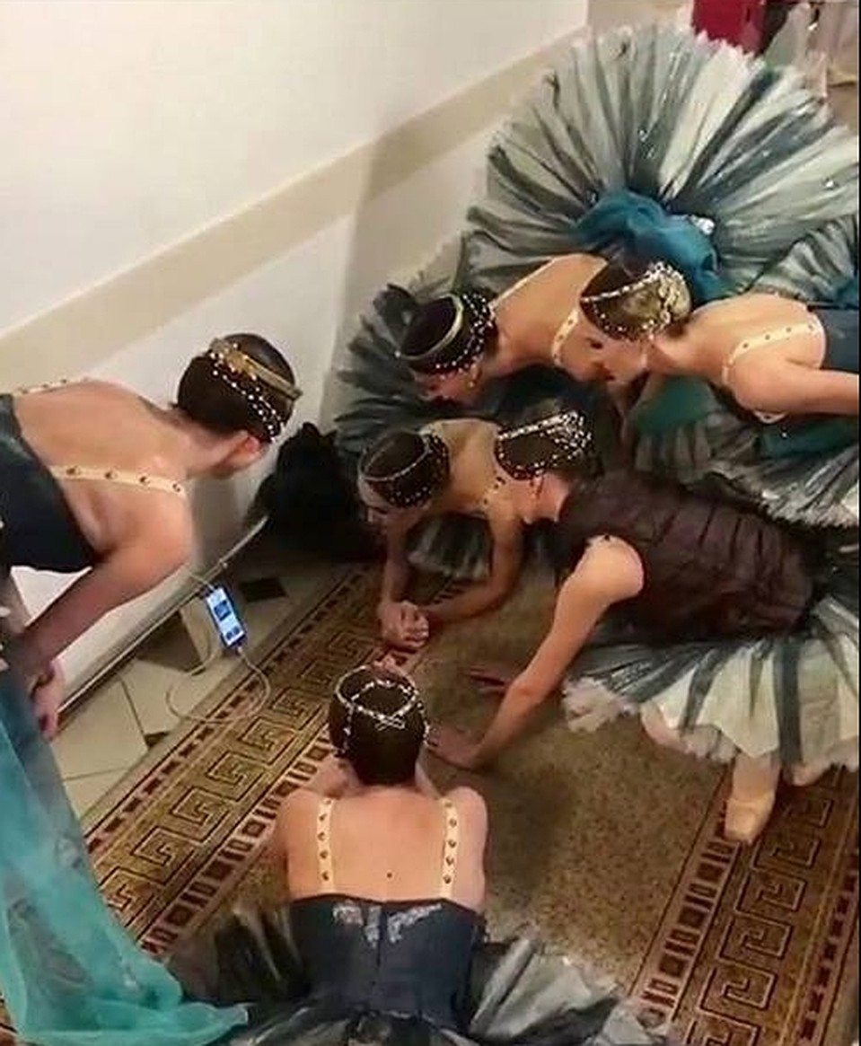 Болели за наших везде. Абсолютно везде