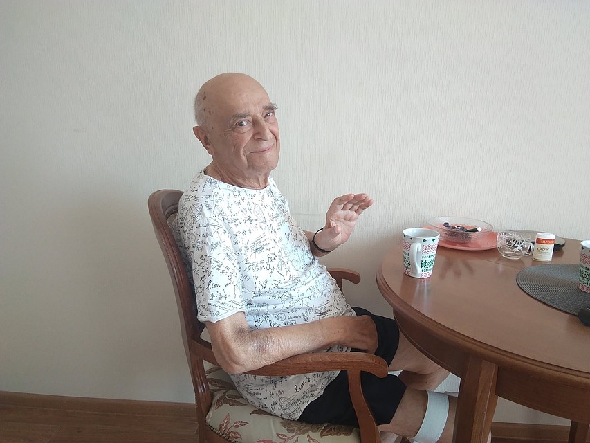 Владимир Этуш в палате