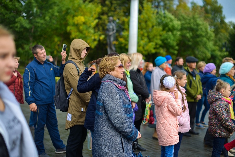 Акция «Вальс нашей молодости» в Томске.