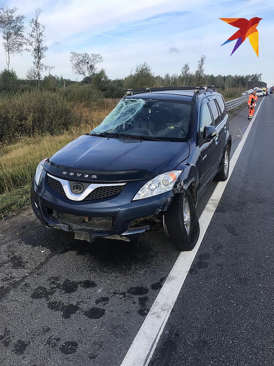 Второй участник ДТП. Фото: очевидцы