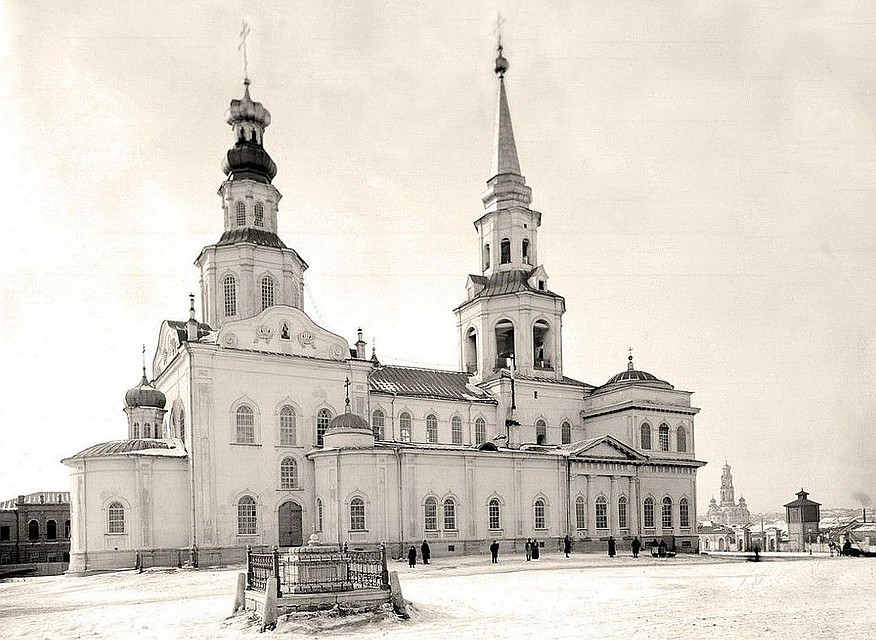 Собор во имя святой великомученицы Екатерины был заложен в 1723 году, но в 1930-м большевики его снесли. Фото: Госархив Свердловской области