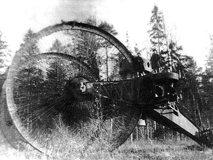Царь-танк на испытаниях, 1915 год. ФОТО wikipedia