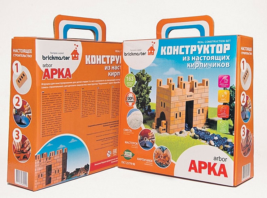 Конструктор из кирпичиков «Брикмастер». Фото: constructor-brickmaster.ru