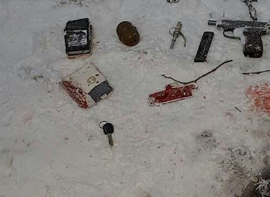 У боевиков была граната и пистолет