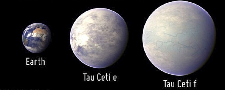 У звезды Тау Кита находятся две Супер-Земли. Планеты крупнее нашей.