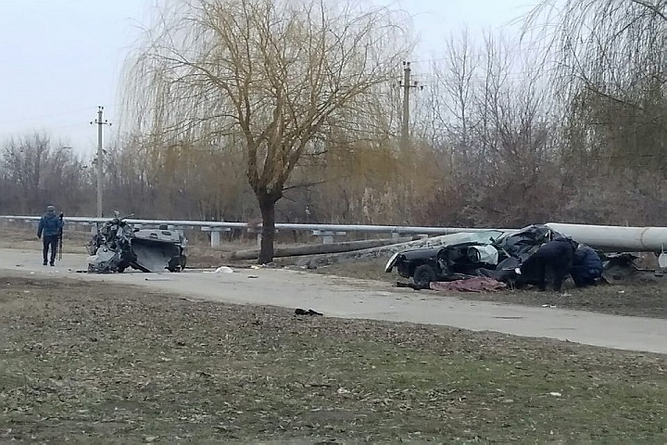 К счастью, кроме водителя, в автомобиле никого не было (Фото: телеграм).