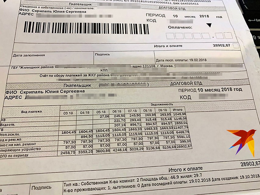 Отравленная в Солсбери дочь шпиона Юлия Скрипаль задолжала за «коммуналку» Фото: Дина КАРПИЦКАЯ