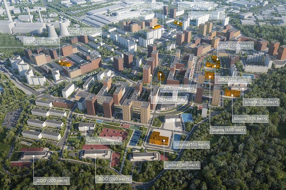 Проект района Метрогородок. Фото: Пресс-служба Москомархитектуры