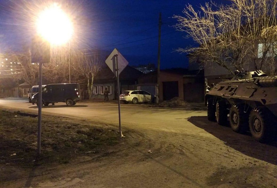 Мирные жители не постарадали во время контртеррористической операции в Тюмени Фото: Оперативная съемка
