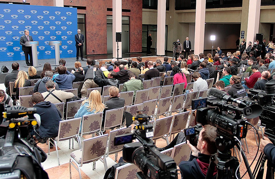 Генеральная репетиция дебатов кандидатов в президенты Украины состоялась без одного из двух участников. Фото: Анна Марченко/ТАСС