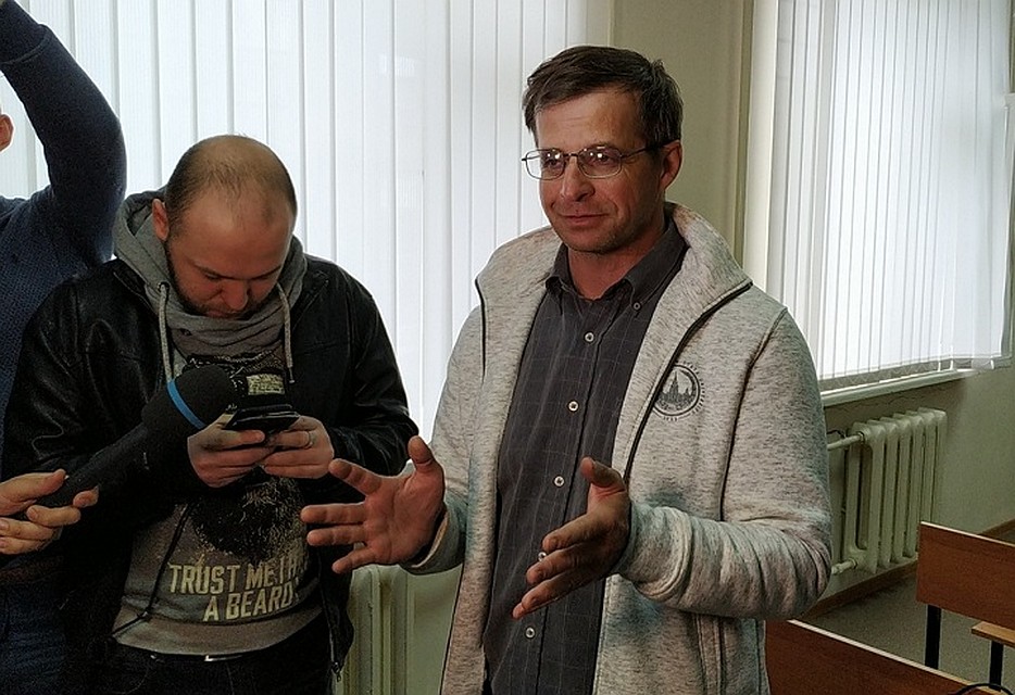Павел Караулов: "Я удивлён, что суд - есть...". Фото Андрея Ястребова.