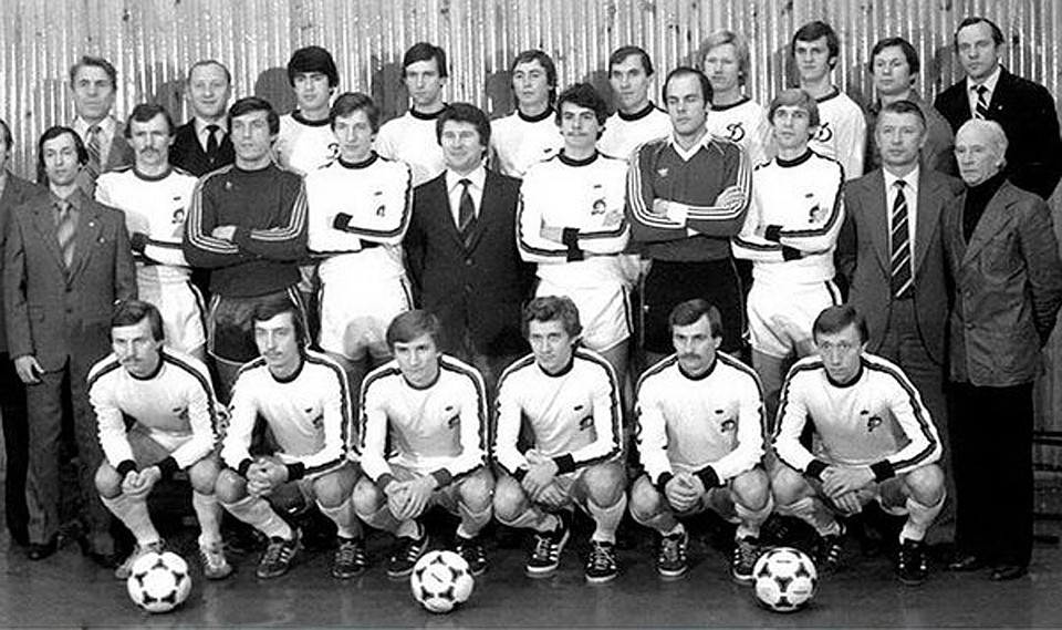 Состав минского "Динамо" 1982 года. Людас Румбутис второй слева во втором ряду. Фото: dinamo-minsk.by