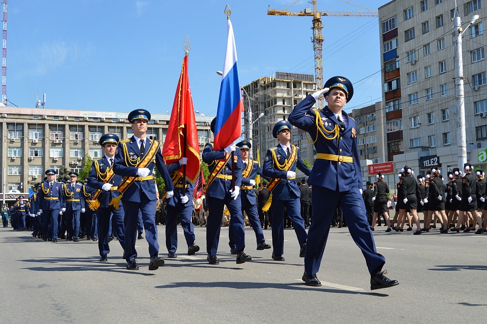 Репетиция Парада Победы в Липецке Фото: Лия МУРАДЬЯН