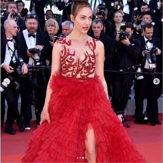 Мерьем на премьере фильма «Рокетмен». Фото: Инстаграм.