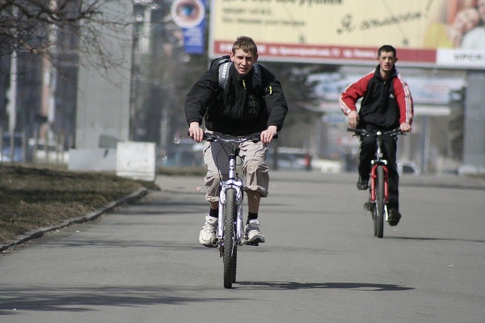 Велолюбители города Фото: Олег УКЛАДОВ