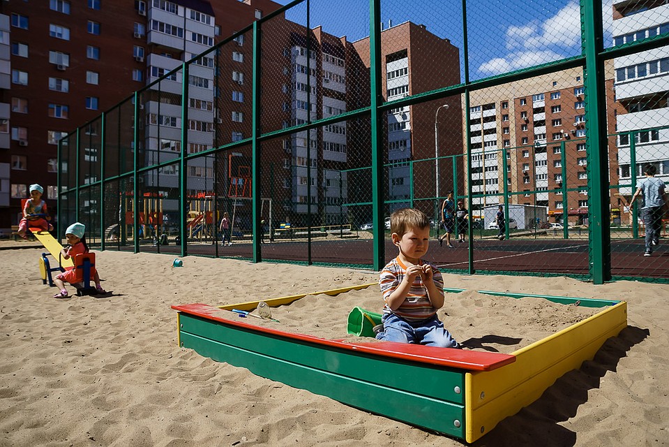 В новом районе живет очень много молодых семей Фото: Светлана МАКОВЕЕВА