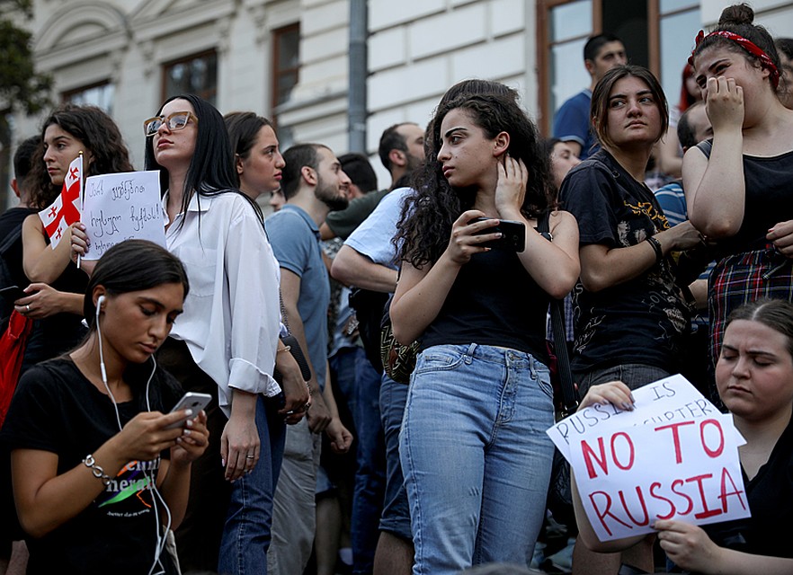 Грузию захлестнула волна русофобии Фото: REUTERS