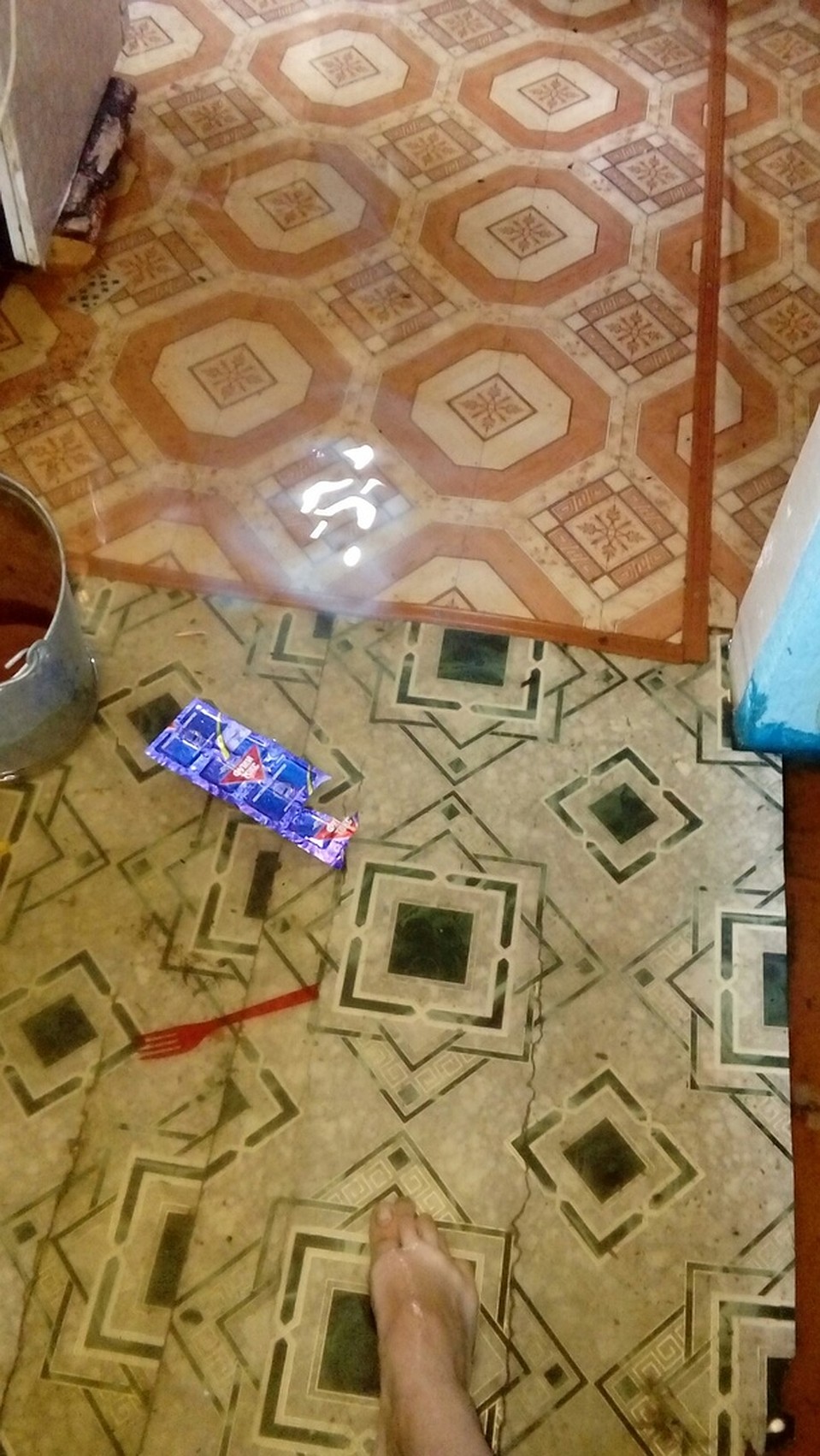 Вода стоит на уровне пола. Фото: соцсети.