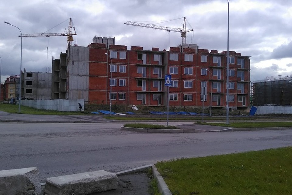 Многострадальный ЖК "Трио" на сентябрь 2018 года. Фото: "Вконтакте"