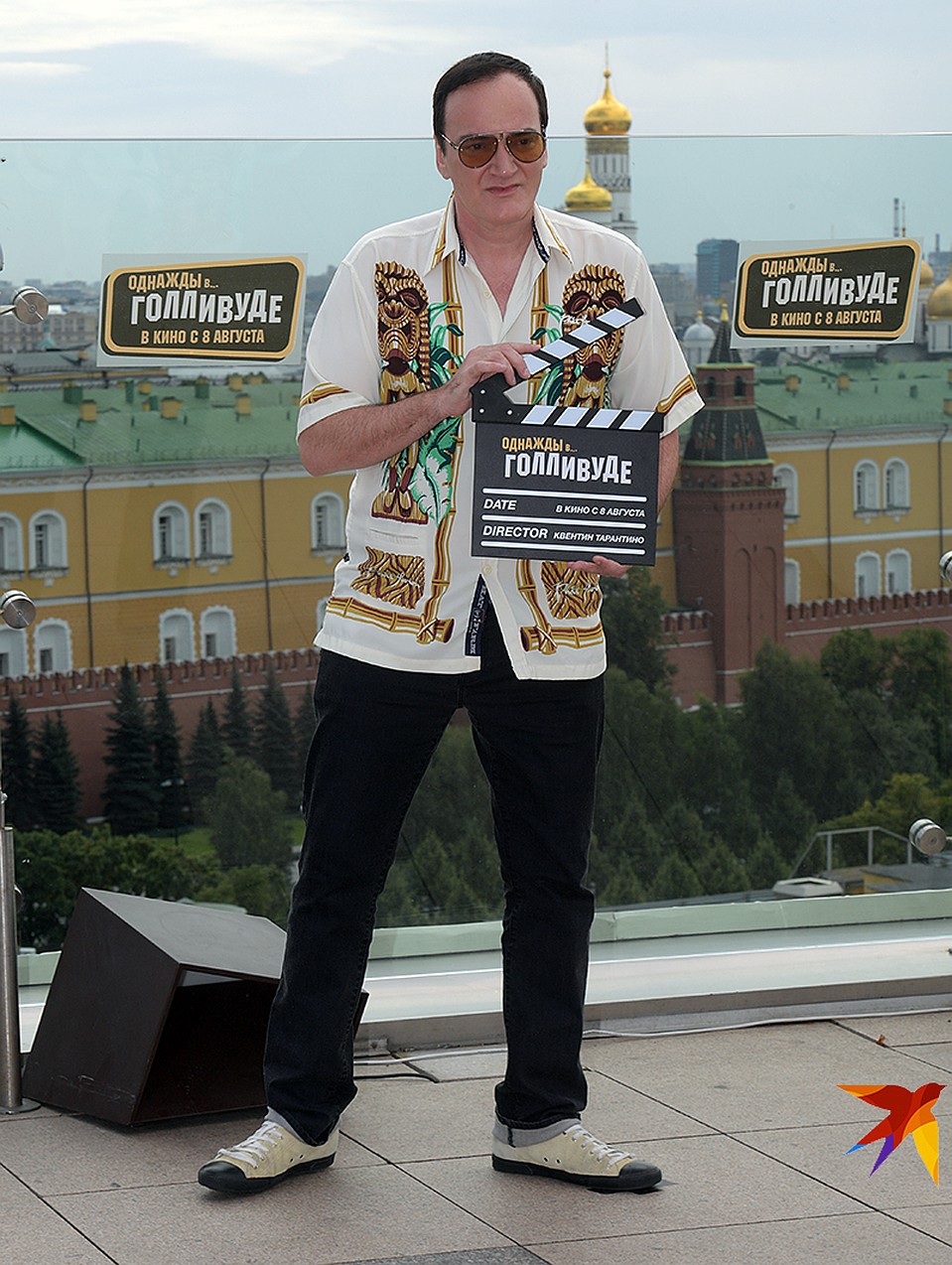 Квентин Тарантино приехал в Москву с новым фильмом Фото: Михаил ФРОЛОВ