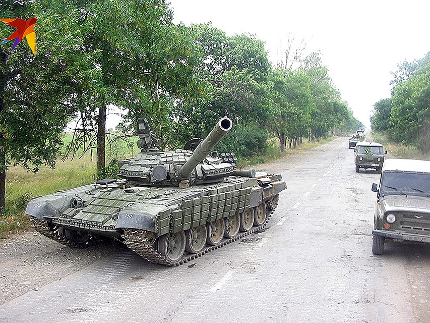 Грузины бежали, бросив танк Фото: Александр КОЦ