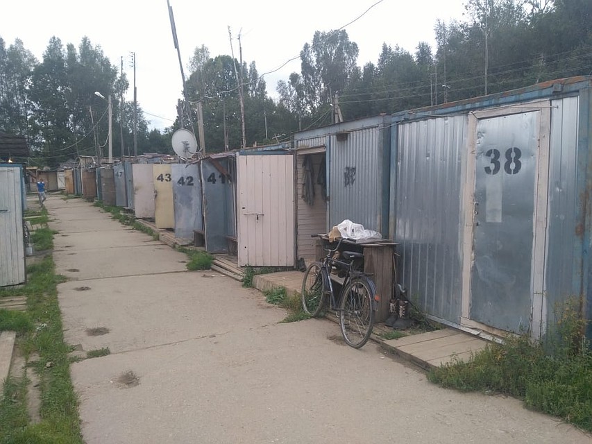 Гаражи, где проводилась спецоперация Фото: УФСБ России по Владимирской области