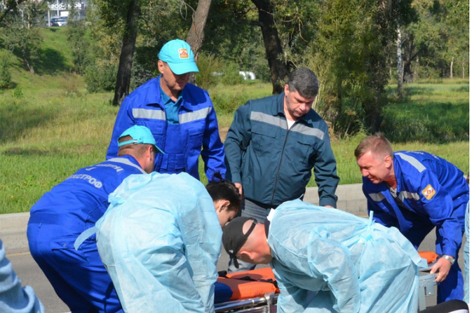 По легенде, в происшествии пострадало большое количество людей Фото: ГУ МЧС по Красноярскому краю