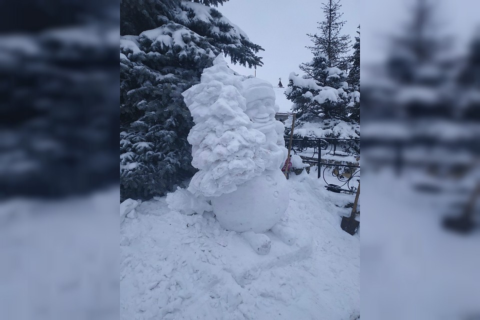 А начиналось все со скульптур из снега. Фото: vk.com/id520505358