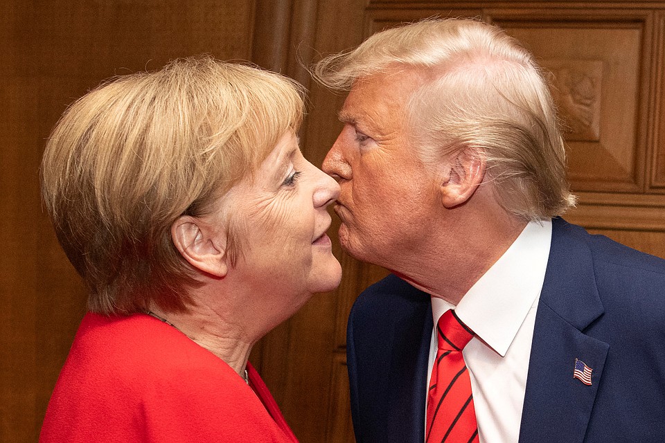 Встреча Ангелы Меркель и Дональда Трампа на Генеральной ассамблее ООН Фото: REUTERS