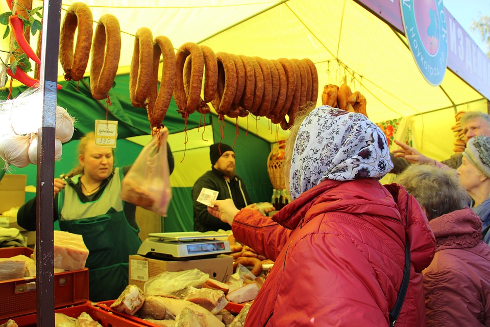 Посетителей удивляли разнообразием продуктов Фото: Татьяна ЧЕРНЫШЕВА
